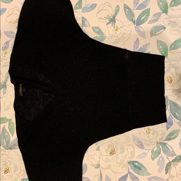 Black lightweight sweater with sparkle. Express. M - Picture 6 of 10